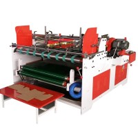 Good Design Semi-auto Carton Box Folder Gluer/press Pasting Box Machine